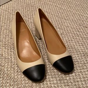 J.Crew cap toe pumps